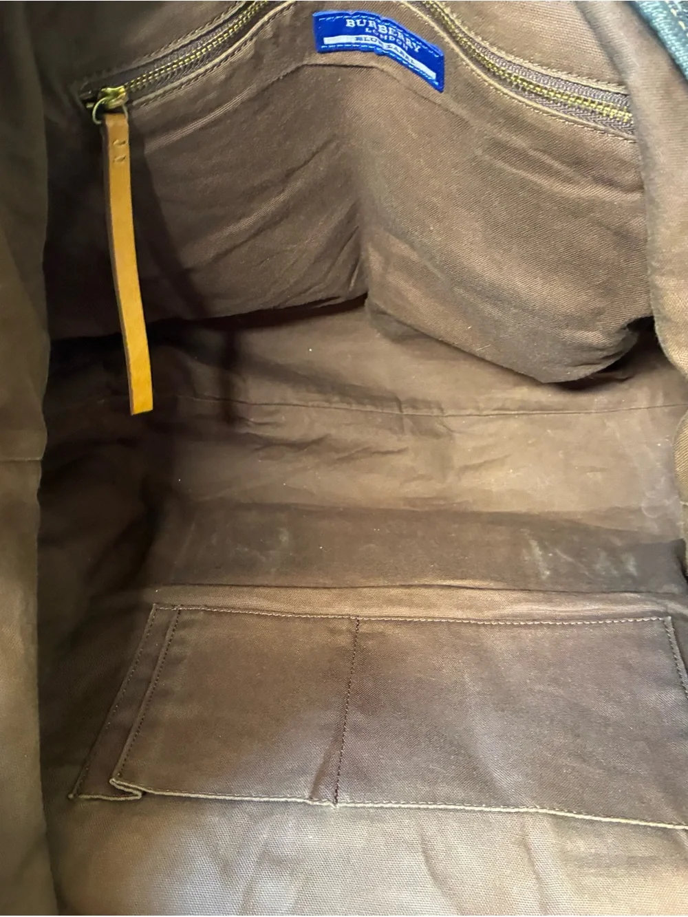 Burberry Blue Label Denim Tote